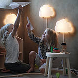 Світильник настінний дитячий LED-бра IKEA UPPLYST біла хмара нічник ІКЕА УППЛЮСТ, фото 9