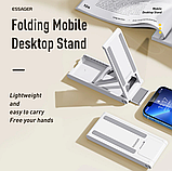 Портативний настільний тримач-підставка Essager для мобільного телефону, планшета, фото 7