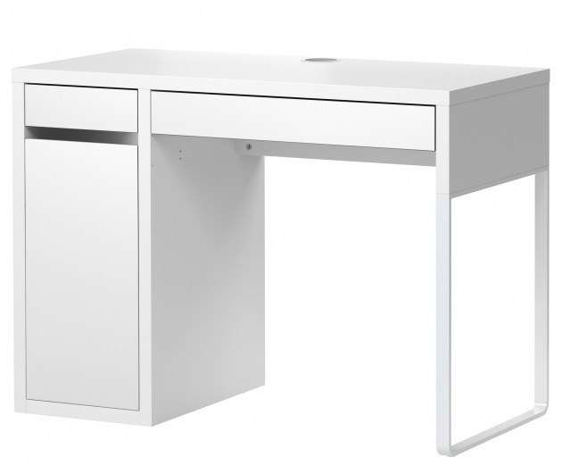 Письмовий стіл IKEA MICKE 105x50 см білий комп'ютерний столик, стіл для ноутбука, робочий ІКЕА МІККЕ