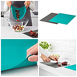 Гнучкі дошки для нарізування обробні 2 шт IKEA FINFÖRDELA дощечки кухонні 28x36 см ІКЕА ФІНФЕРДЕЛА, фото 2