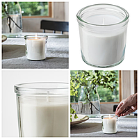 Ароматична свічка IKEA ADLAD Скандинавський ліс 7 см х 20 годин горіння декоративна аромасвічка в склянці