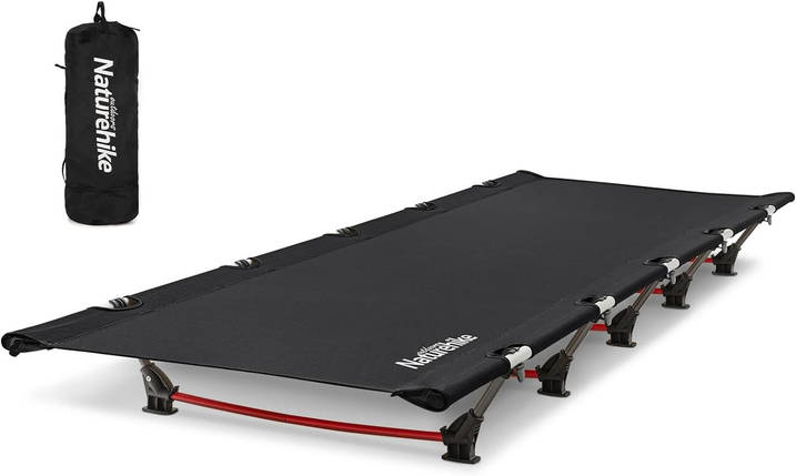 Розкладне туристичне ліжко Naturehike XJC05 NH20JJ001 (Black), фото 1