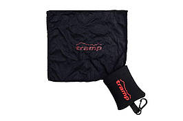 Серветка для оптики Трамп з мікрофібри в неопреновому чохлі TRA-255 чорна 15 х 15 см