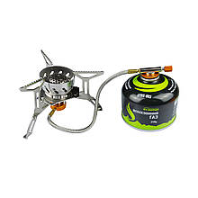 Комплект Плита UTRG-047 + Картридж 230 г UTRG-003 потужністю 2.9 кВт газовий балон 230 г