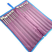 Набір прямих металевих спиць 34,5 см