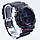 Годинник Casio G-Shock GA - 100 BLACK-BLUE AAA, фото 4