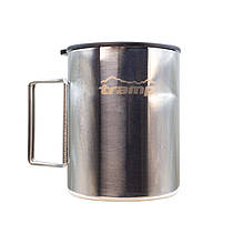 Термокружка TRAMP зі складними ручками та поїлкою 500 мл UTRC-142 metal для автомобіля стильна