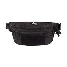 Поясна сумка Tribe Organiser Bag Velcro 3 L T-ID-0004 чорного кольору для бігу, легка та комфортна