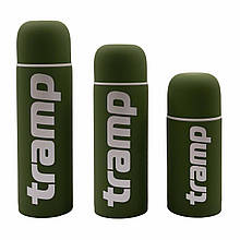 Термос TRAMP Soft Touch 0.75 л UTRC-108 Хакі нержавіюча сталь з антиковзаючим покриттям