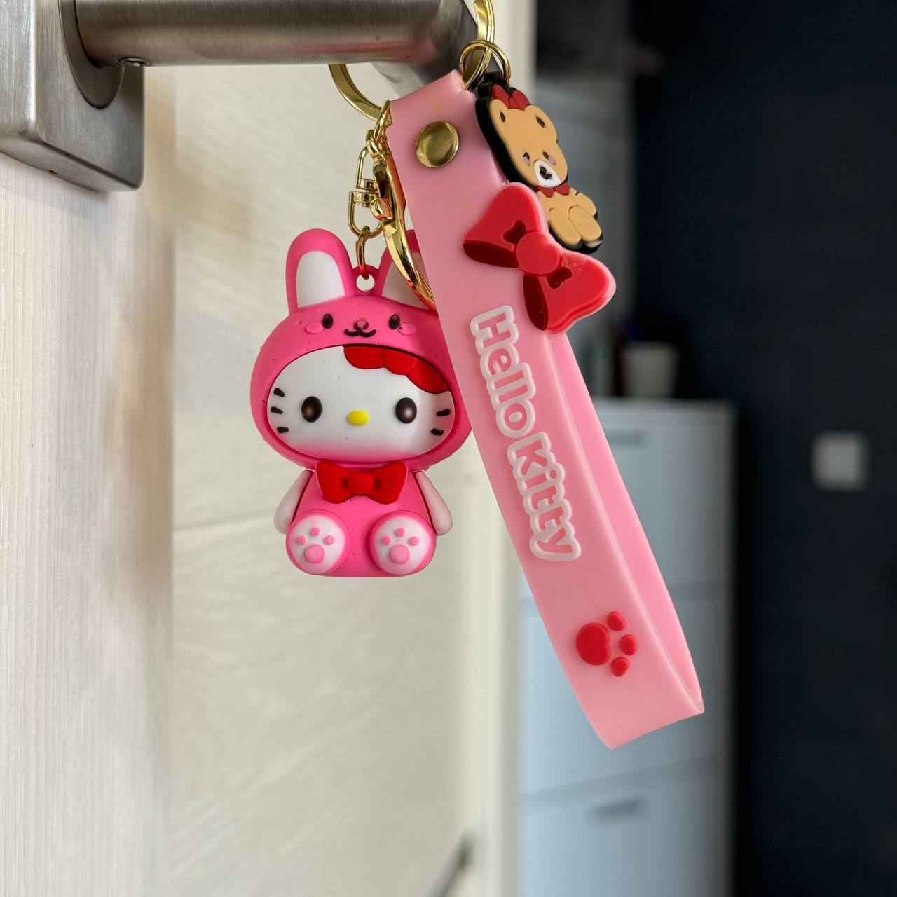 Брелок Hello Kitty | My Melody Брелок людина павук Червоний брелок хелоу кіті | Май Мелоді для ключів, фото 1