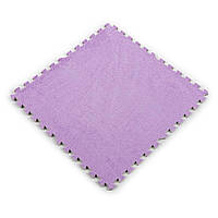 Підлога-пазл плюшевий ФІОЛЕТОВИЙ 60*60*1cm (D) SW-00002087