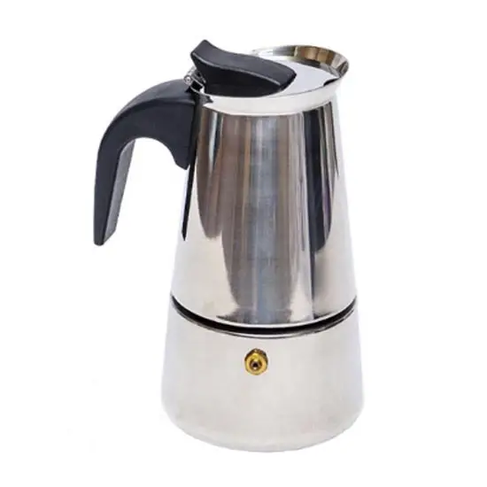 Гейзерна кавоварка 300 мл з нержавіючої сталі розрахована на 6 чашок кави (еспресо)