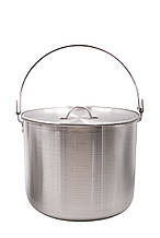 Казан Tramp алюмінієвий 9л UTRC-056, товщина стінок 1,1 мм, швидке приготування їжі