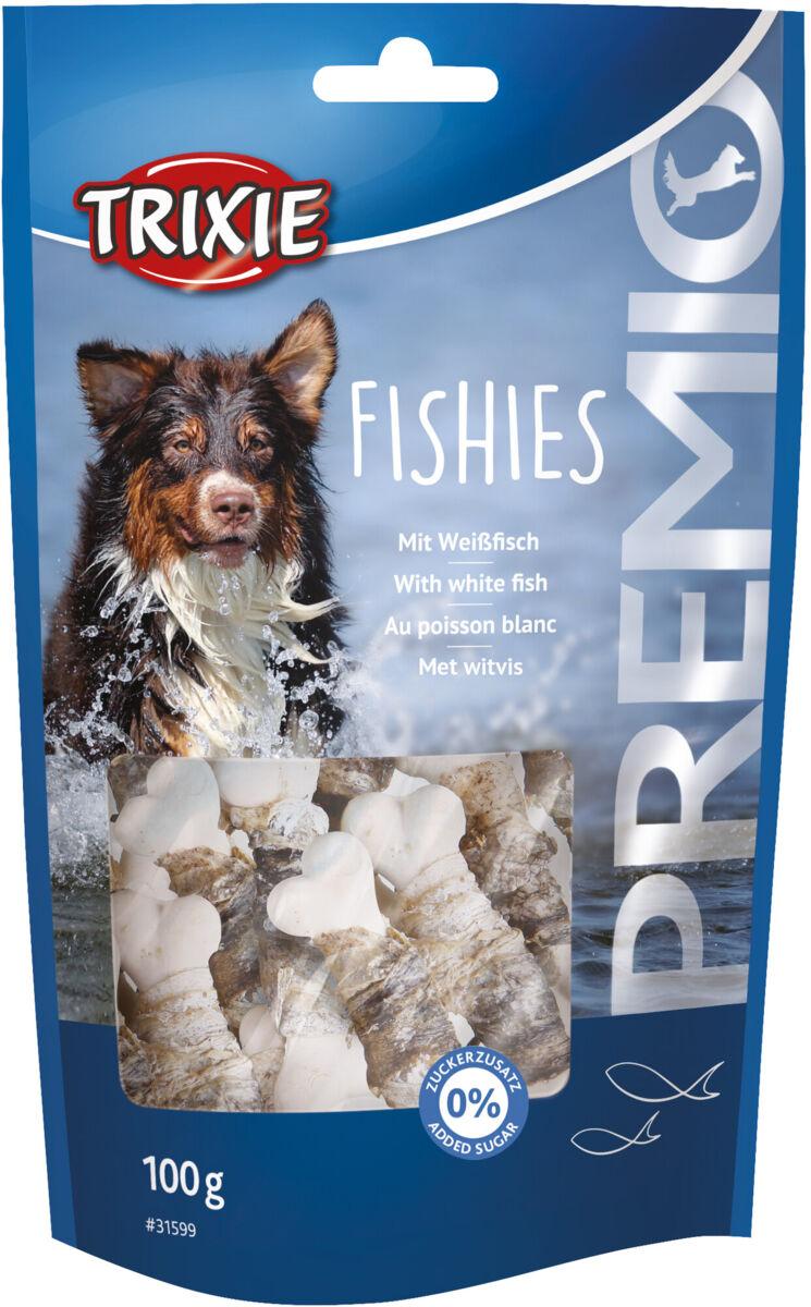 Ласощі для собак кісточки з рибою Trixie Premio Fishies 100 г