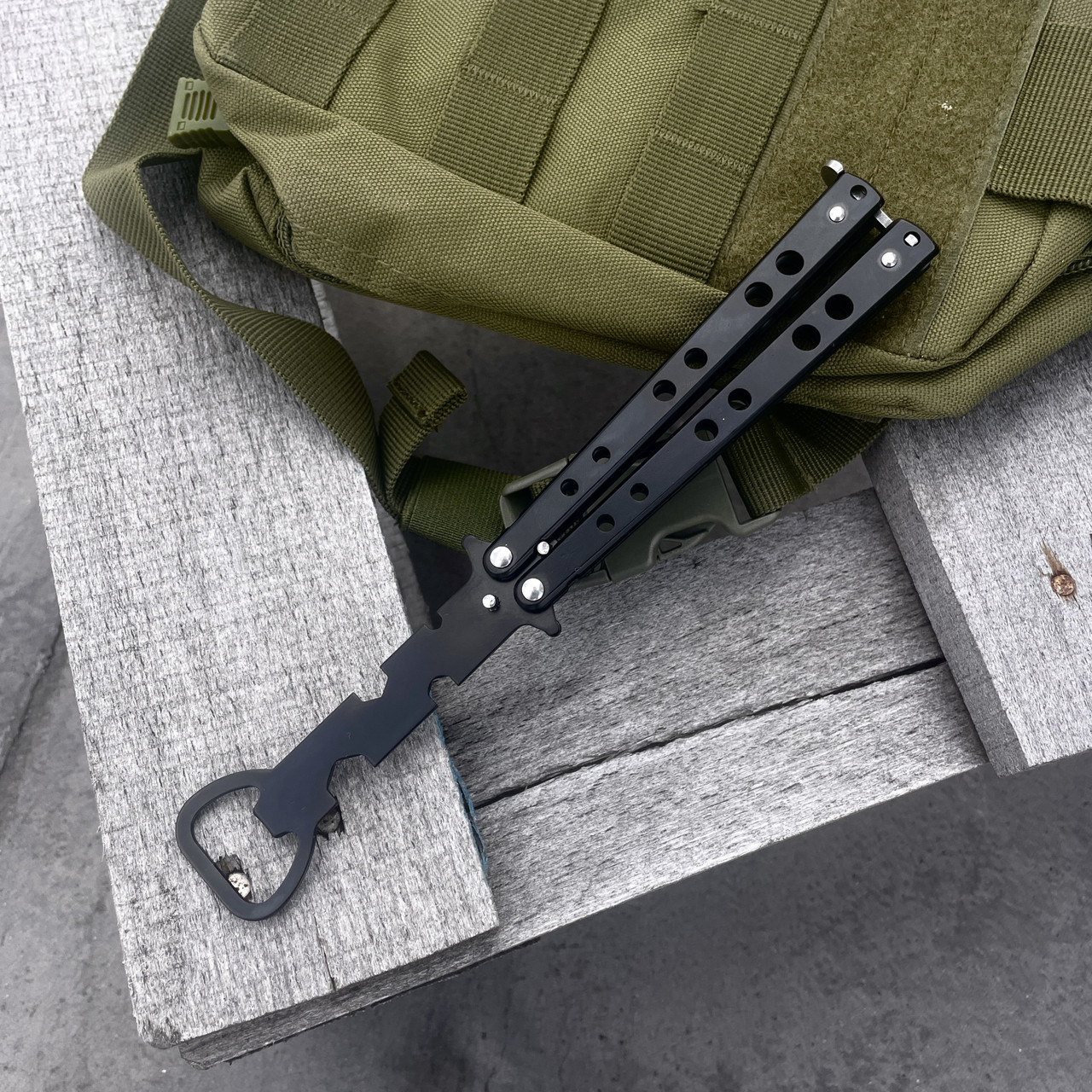 Ніж метелик балісонг Відкривачка, фото 1