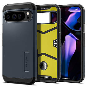 Чохол Spigen для Pixel 9 Pro XL - Tough Armor, Metal Slate (ACS07727)