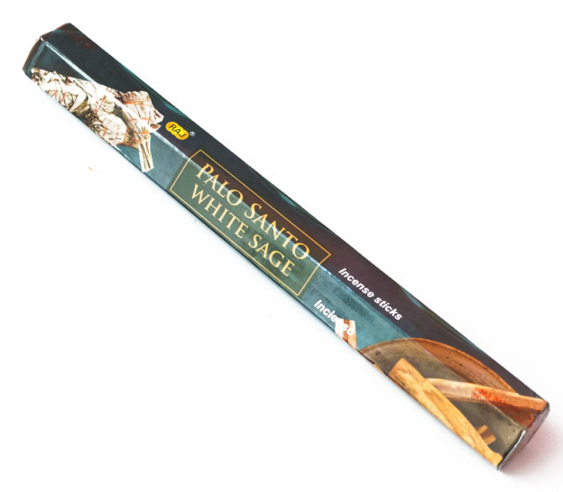 Ароматичны палички Palo Santo White Sage (Пало санто, біла шавлія), шестигранник
