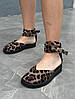 Босоніжки жіночі ShoesBand Леопардовий принт натуральна шкіра поні 41 (26 см) (S85161-11), фото 3