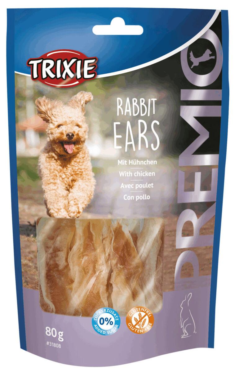 Ласощі для собак вушка кролика та філе курки Trixie Premio Rabbit Ears 80 г