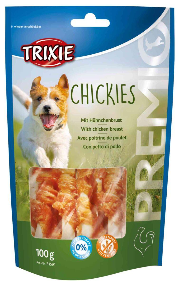 Ласощі для собак збагачені кальцієм з куркою Trixie Premio Chickies 100 г