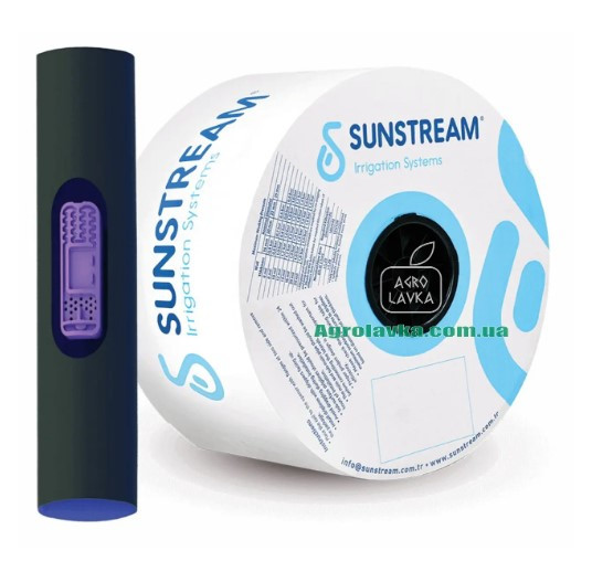 Крапельна стрічка Sunstream 6mil 20см 1,6л/год 2500м Емітерна, фото 1