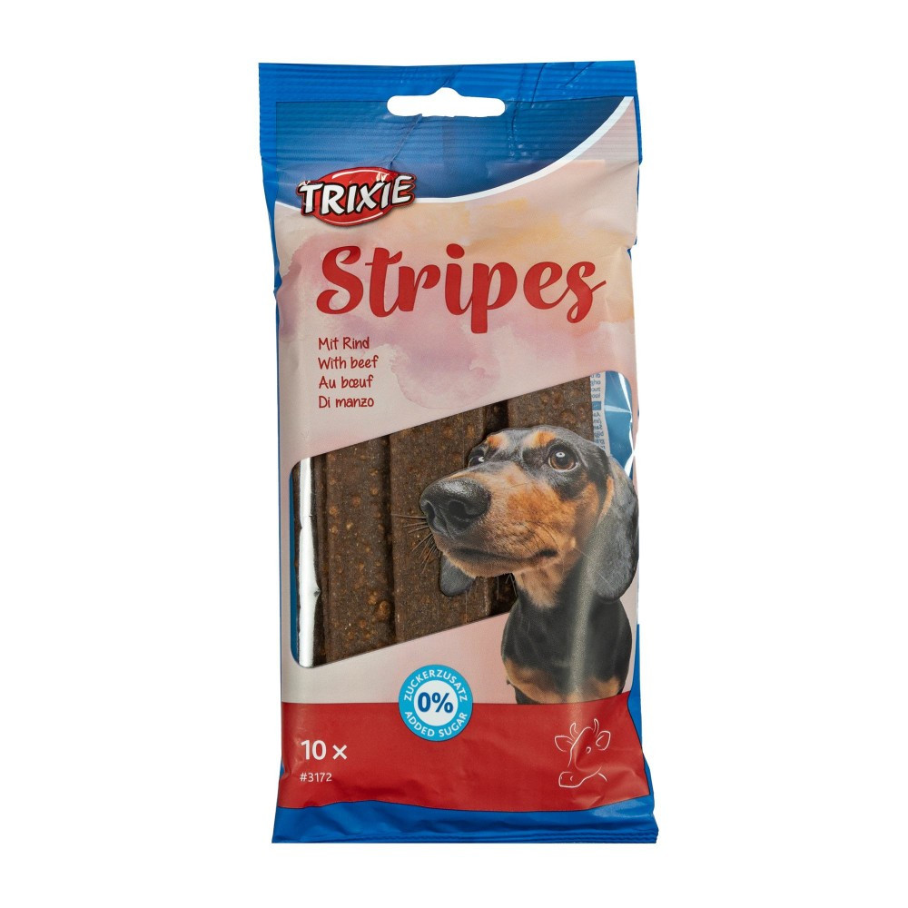 Ласощі для собак смужки з яловичиною Trixie Stripes 100 г