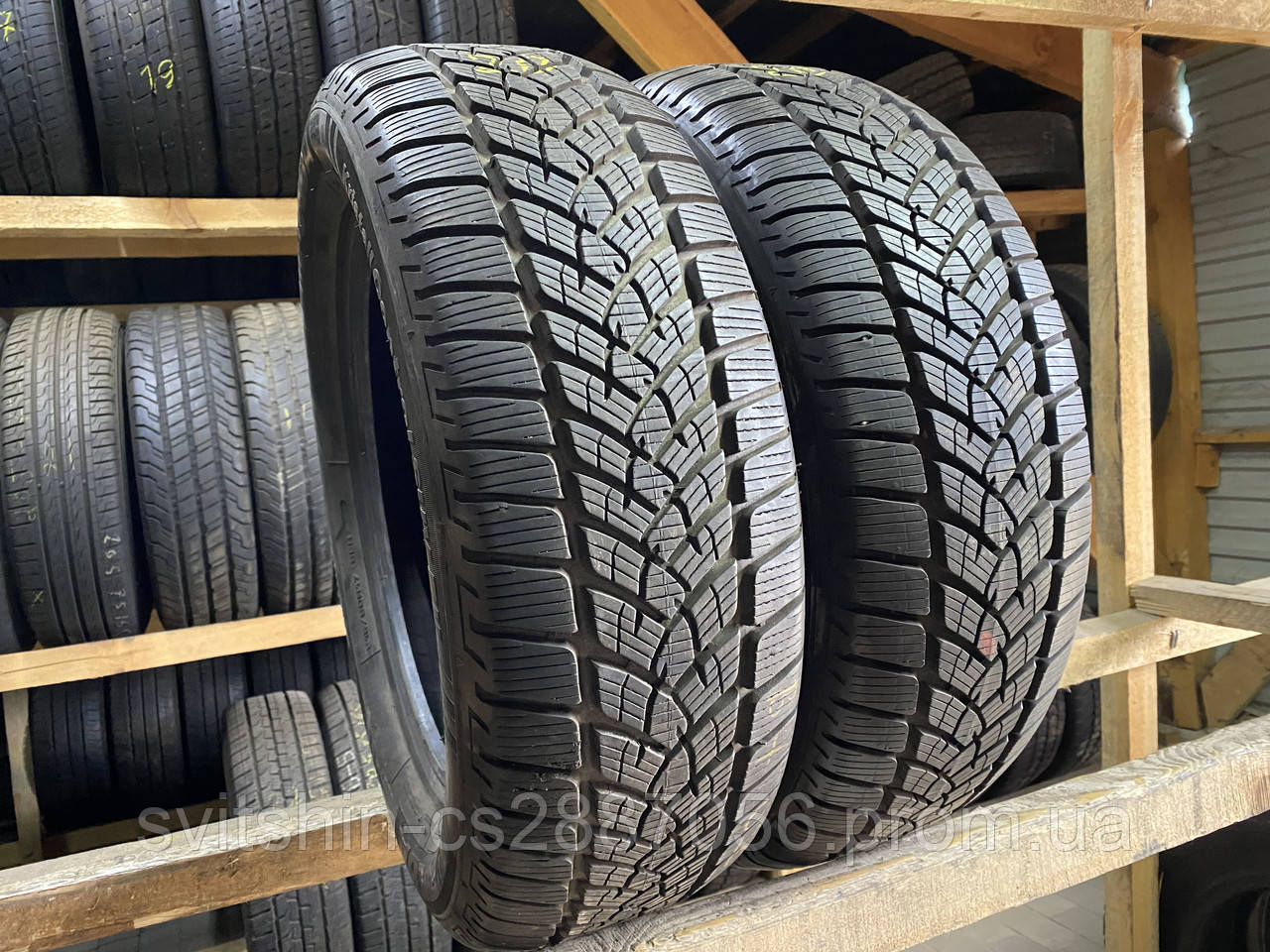 Зимові шини 215/60R17 Fulda Kristall Control 8+мм 2020рік 2шт, фото 1