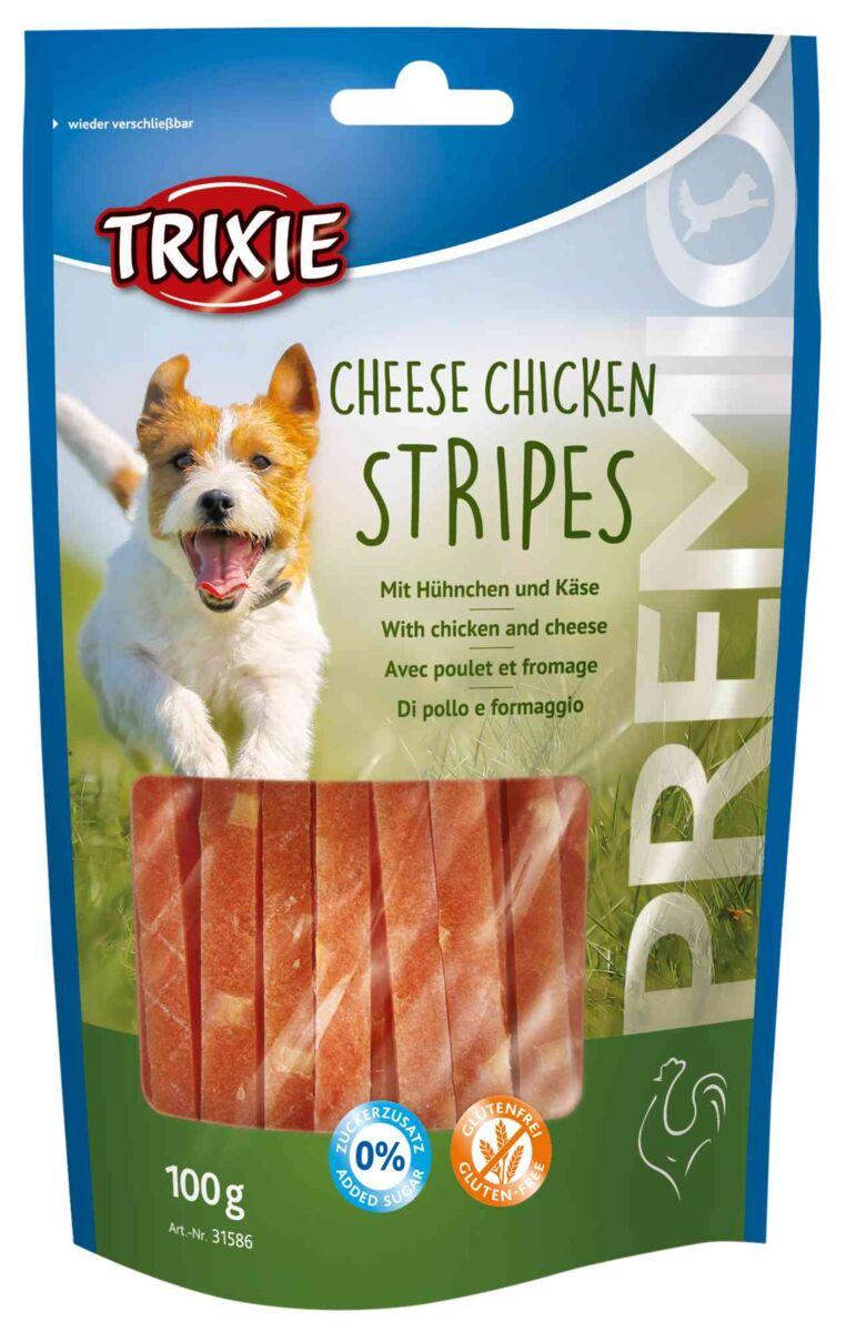 Ласощі для собак палички з куркою та сиром Trixie Premio Chicken Cheese Stripes 100 г