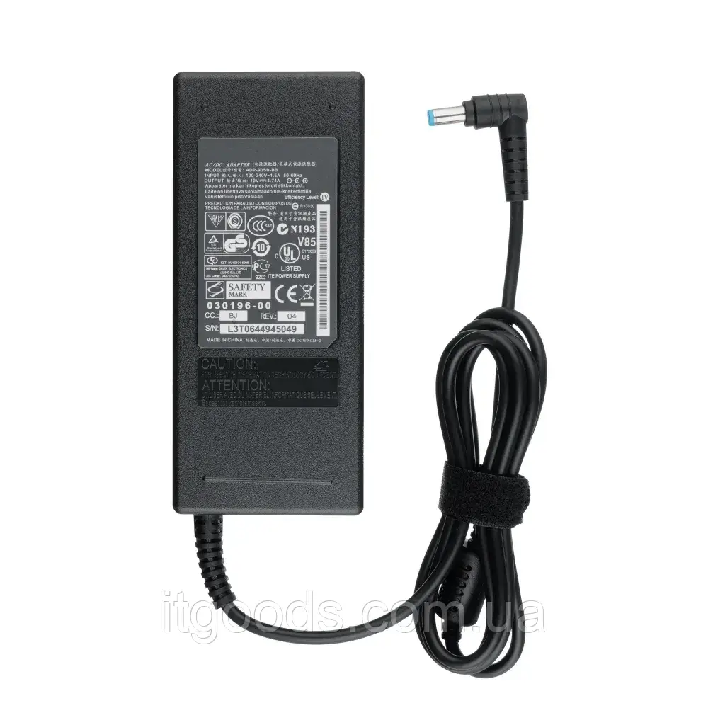 Блок живлення Acer 19V 4.74A (5.5 x 1.7mm) 90W Aspire 3040 5020 5110 5560 5920 9500 / TravelMate 3280 4230 5610