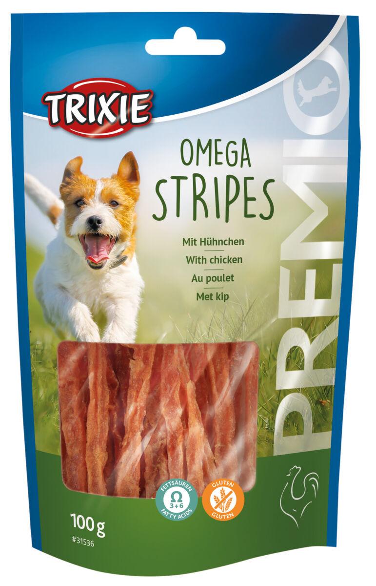 Ласощі для собак палички з куркою Trixie Premio Omega Stripes 100 г