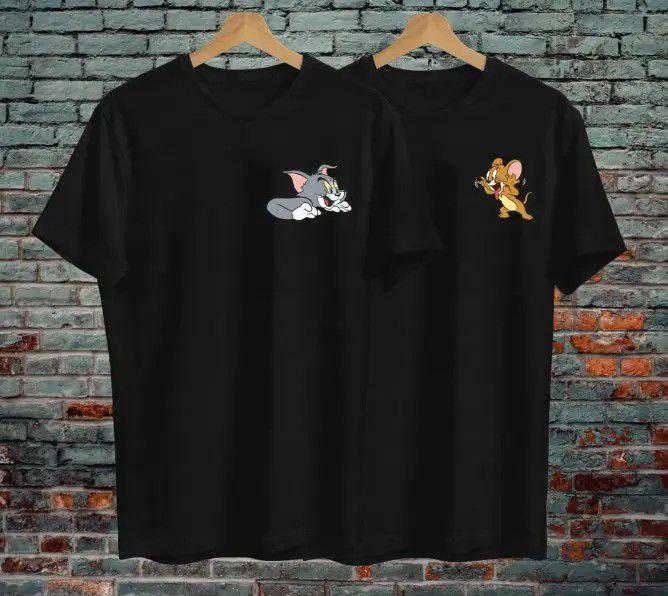 Круті парні футболки для закоханих "Том та Джеррі", фото 1