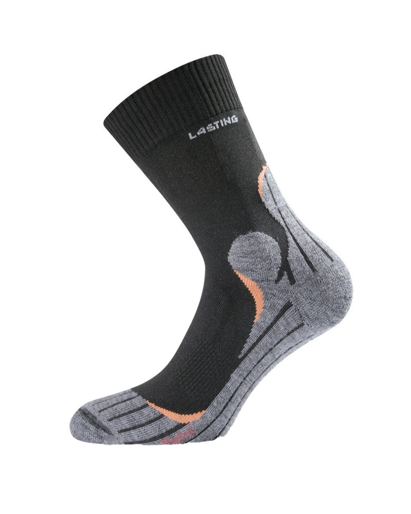 Термошкарпетки трекінг Lasting TWW (900 - M - чорний/сірий)