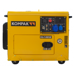 Генератор дизельний KOMPAK K6100SE 5000/5500 W