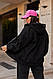 Жіноча модна демісезонна осіння куртка бомбер баранчик стильна тепла кофта на замку великі розміри батал, фото 4
