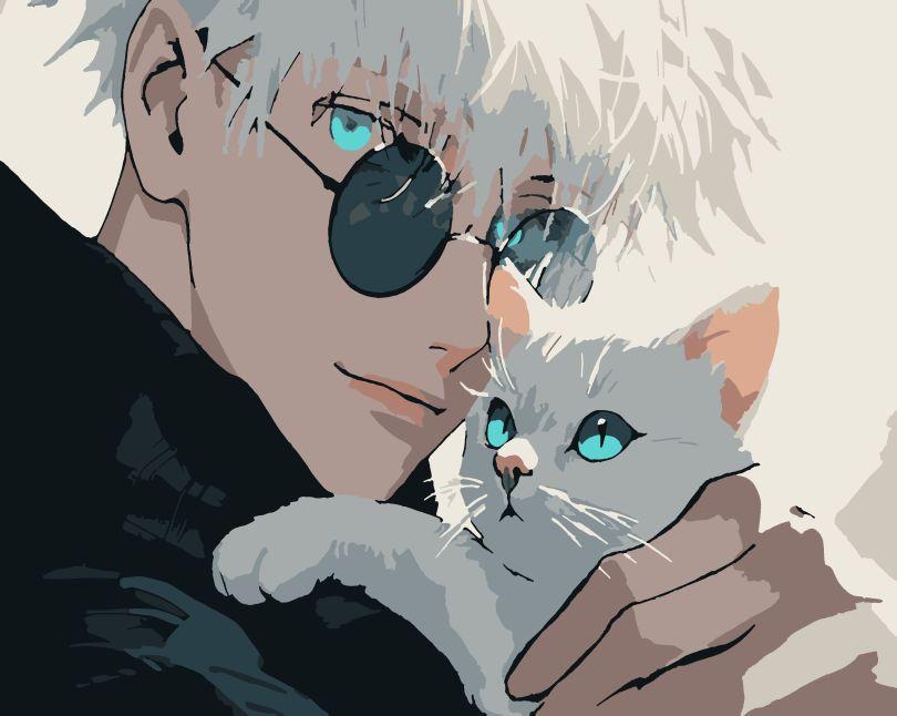 Картина за номерами Artissimo Магічна Битва Годжо (ART-B-1000) 40 х 50 см, фото 1