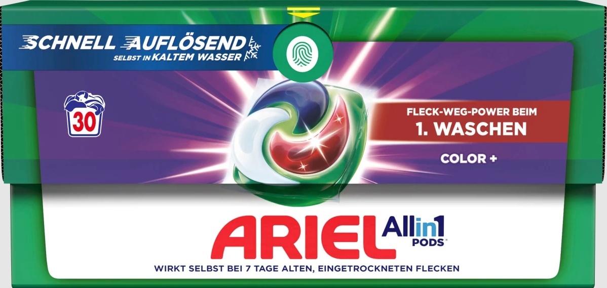 Засіб для прання Ariel all in1 Color 30 шт.