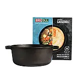 Каструля чавунна Brizoll 4 л з алюмінієвою кришкою, фото 8