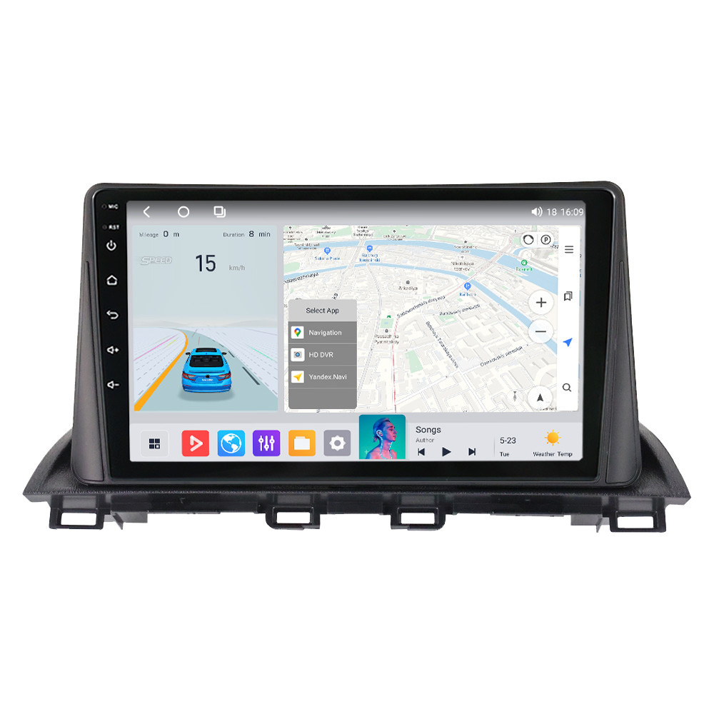 Штатная магнитола Mekede MS  Mazda 3 (2013-2017) (0 Din) QleD