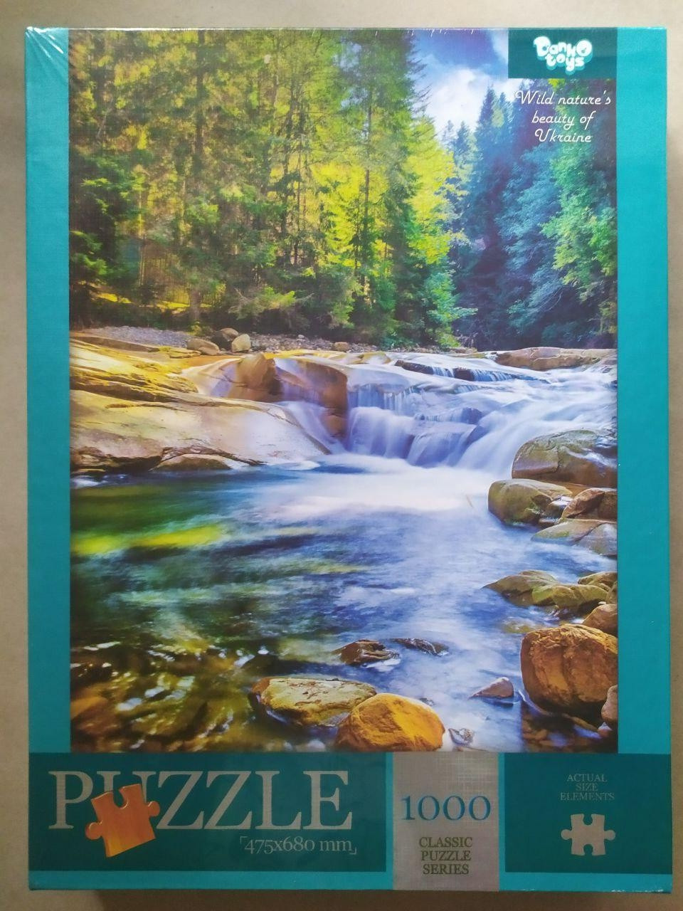 Пазли Danko Toys Wild nature's beauty of Ukraine 1000 елементів (С1000-13-09)