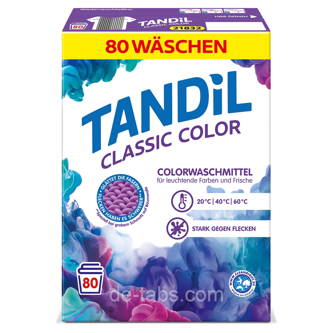 Tandil Color пральний порошок для кольорової білизни 80 прань | 5,2 кг