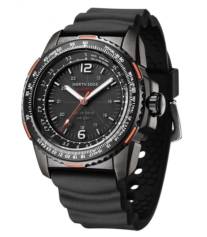 Годинник на сонячній енергії North Edge Photon Solar Drive