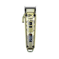 Акумуляторна машинка для стрижки (clipper) VGR V-005, 8 насадок, LED display