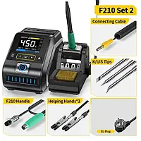 Fnirsi DWS-200 Паяльна станція, комплектація F210 максимальна з 3 жалами