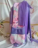 Рюкзак портфель до школи дівчинці з Єдинорогом 2-6 клас, фото 7