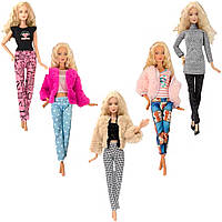 Набор нарядов для куклы Барби Разные цвета