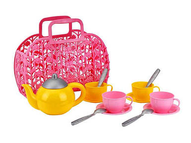 Набір посуду у кошику 25 x 21.5 x 11 см арт. 1608 ТМ ТЕХНОК FG