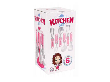 Кухонний набір дитячий пластиковий 20.6х10.7х10.7 см арт. 6726 ТМ ТЕХНОК FG