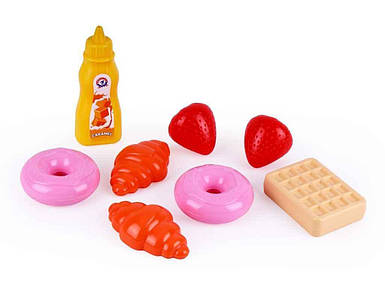 Набір продуктів дитячий пластиковий Десерт 13х13х13 см арт. 8744 ТМ ТЕХНОК FG