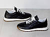 Кросівки жіночі з натуральної шкіри чорні на білій підошві 37р, фото 4