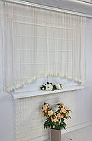 Тюль-арка сітка "Класік" Бежева, 270х150см, фото 4